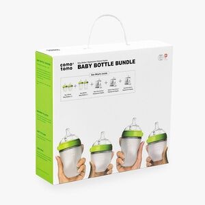 NWT Comotomo Baby Bottle Bundle
